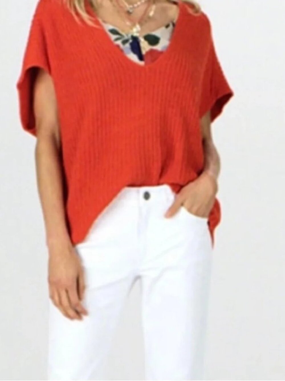 CAbi Ruby Oversized Pullover Sweater Size Medium